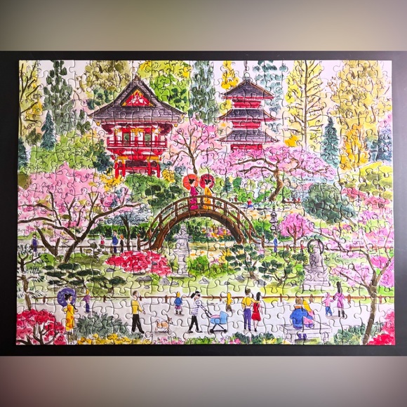 Japanese Tea Garden 300 Piece Jigsaw Puzzle by Galison - Picture 6 of 6